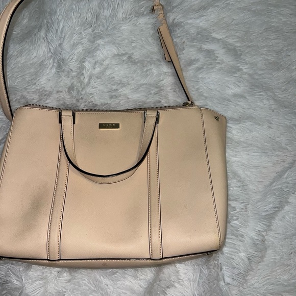 Kate Spade Pale Pink Crossbody / Shoulder / Tote Bag Multi Compartment Bag - Picture 1 of 6